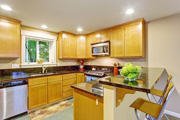 Maple Kitchen Cabinet Service in Fredericksburg